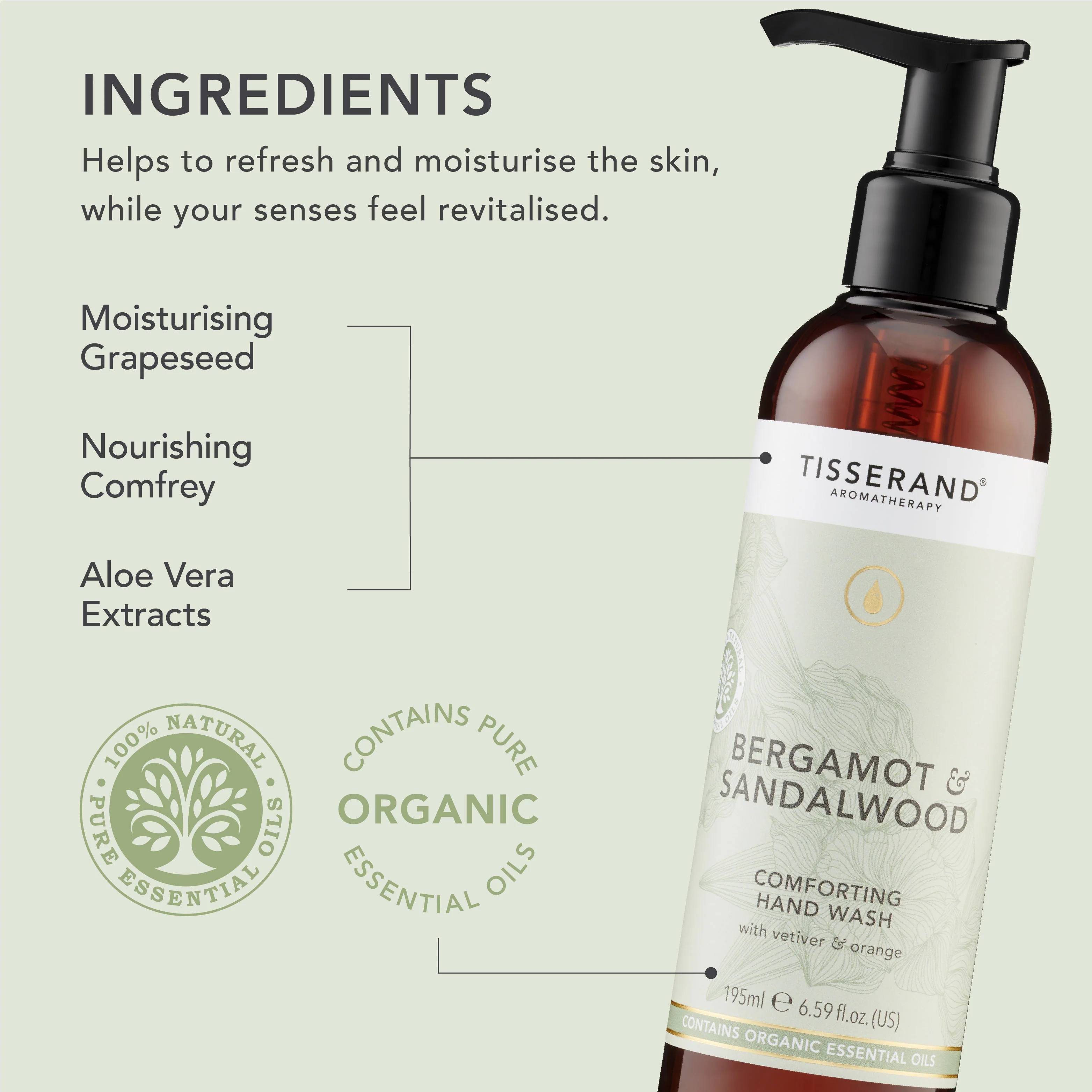 Bergamot & Sandalwood Comforting Hand Wash - Image 6