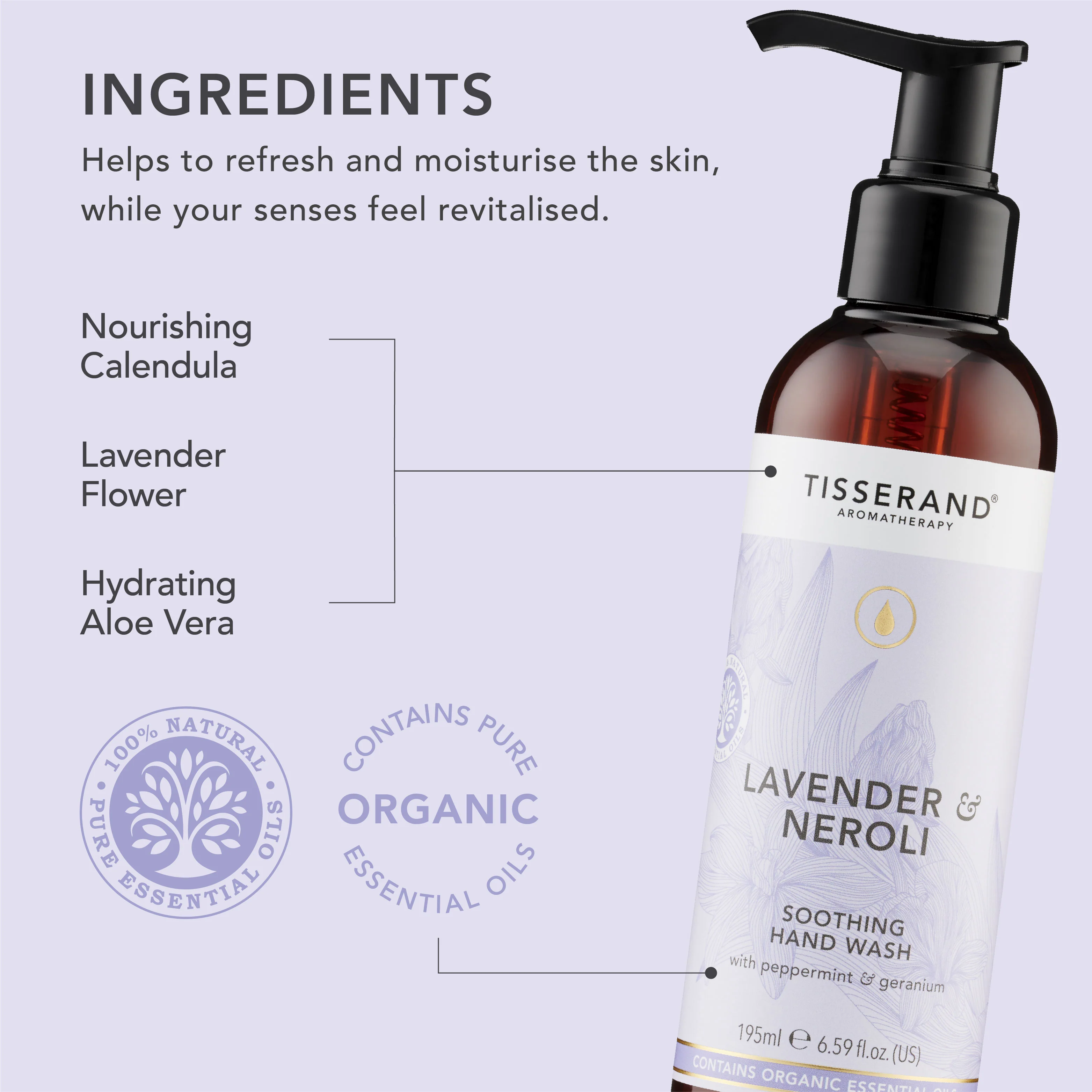 Lavender & Neroli Soothing Hand Wash - Image 6