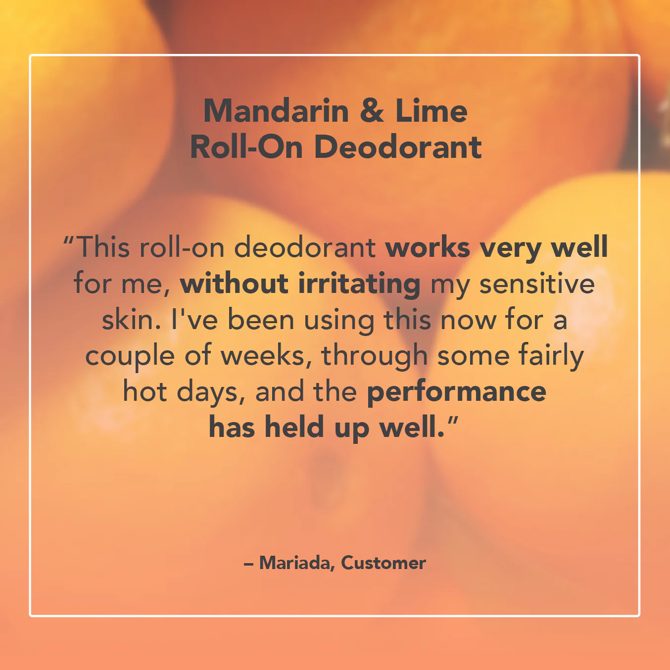 Mandarin & Lime Roll-On Deodorant - Image 4