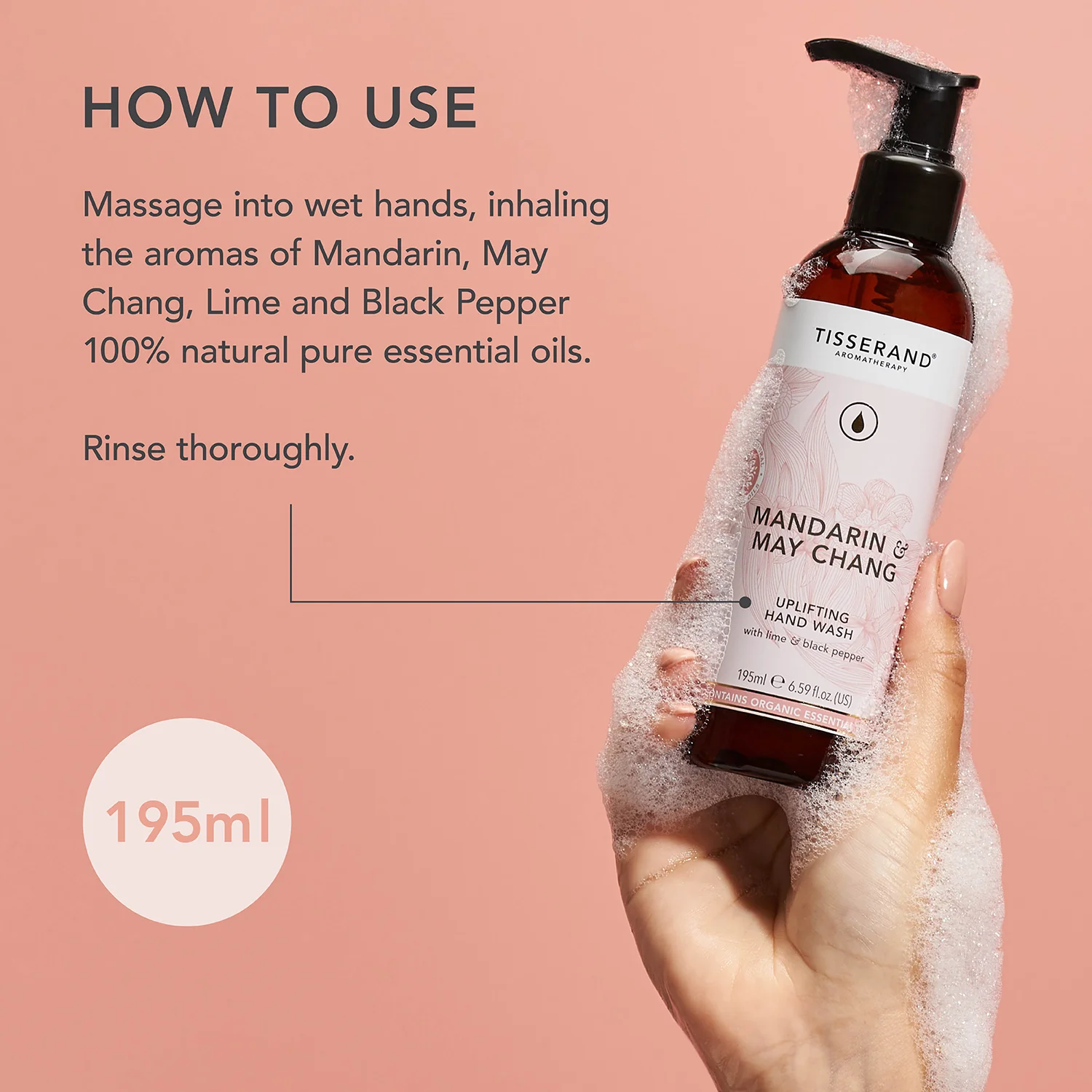 Mandarin & May Chang Uplifting Hand Wash - Image 4
