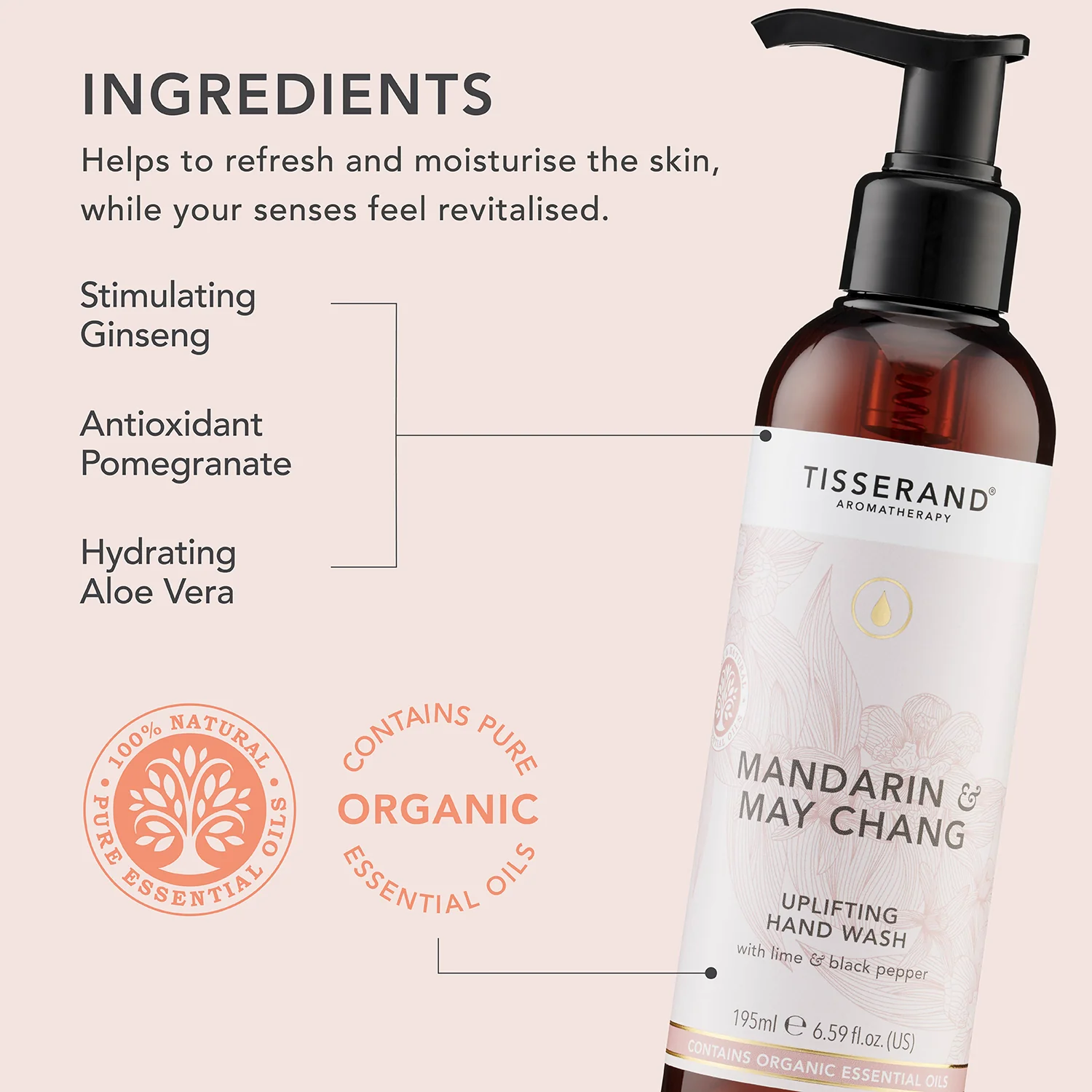 Mandarin & May Chang Uplifting Hand Wash - Image 6