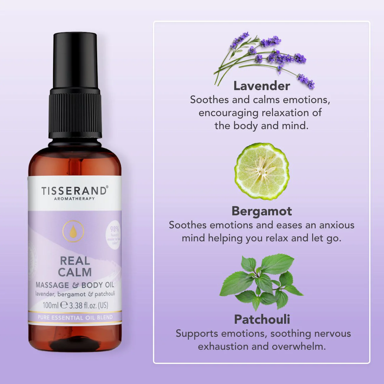 Real Calm Massage & Body Oil - Image 3