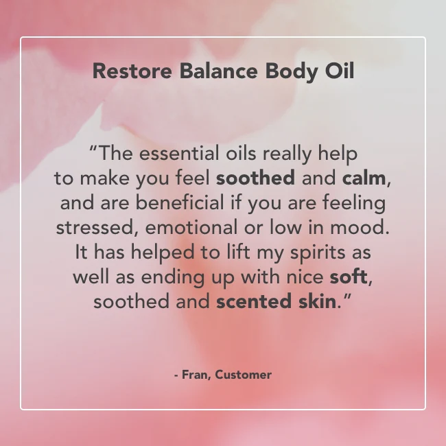 Restore Balance Body Oil - Image 4