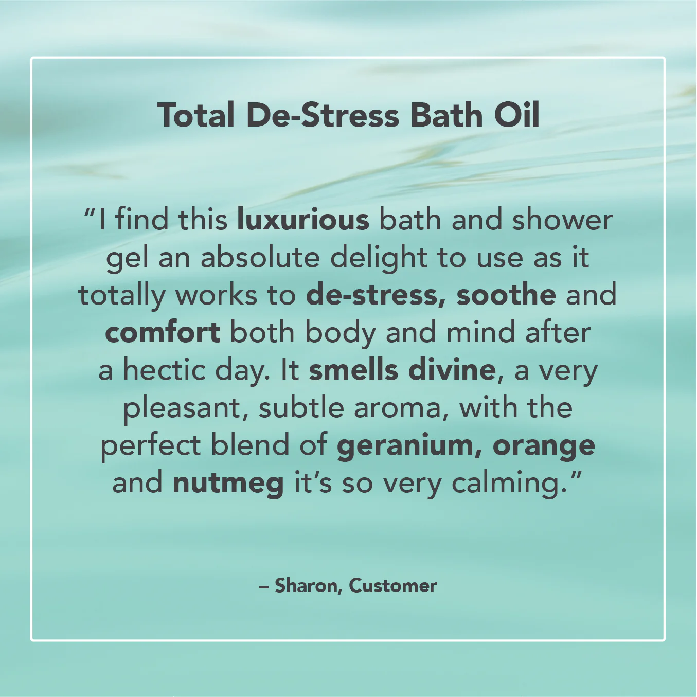 Total De-Stress Bath Oil - Image 4